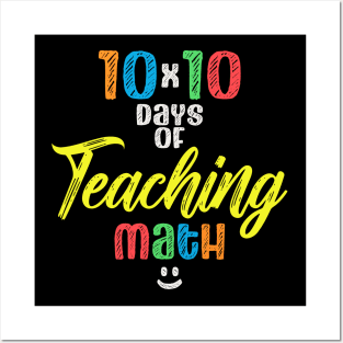 100 Days of Teaching Math Posters and Art